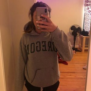 Oregon grey hoodie